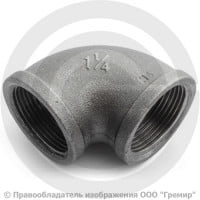 Угольник чугунный ВР (ВН) Ду 32 (1 1/4") Угольник чугунный ВР (ВН) Ду 32 (1 1/4")