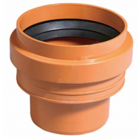 Переход НПВХ (ПВХ) коричневый Дн 315 б/нап на гладкий конец керамической трубы Ostendorf KGUS Переход НПВХ (ПВХ) коричневый Дн 315 б/нап на гладкий конец керамической трубы Ostendorf KGUS