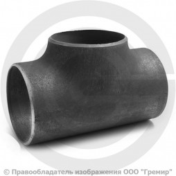 Тройник П-159х4,5-Ст.20 (Ду-150) стальной (Ст.20) равнопроходной ГОСТ 17376