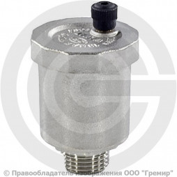 Воздухоотводчик автоматический латунный Ду-25 (1") Ру-10 НР (НАР) прямой OR 502.025