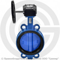 Затвор дисковый поворотный межфланцевый с редуктором Ду-350 Ру-10/16 EPDM с чугунным диском Benarmo EURO Затвор дисковый поворотный межфланцевый с редуктором Ду-350 Ру-10/16 EPDM с чугунным диском Benarmo EURO