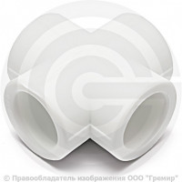 Крестовина PP-R переходная белая Дн 32-25 Pro Aqua