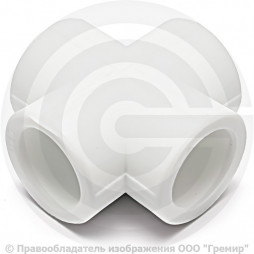 Крестовина PP-R переходная белая Дн 32-25 Pro Aqua