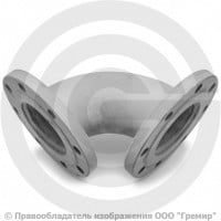 Колено (отвод) стальное фланцевое Ду-150 Колено (отвод) стальное фланцевое Ду-150