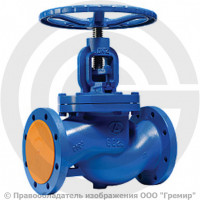 Клапан запорный чугунный фланцевый Ду-50 Ру-16 (Т<300°С) сильфонный KV31 Гранвент Клапан запорный чугунный фланцевый Ду-50 Ру-16 (Т<300°С) сильфонный KV31 Гранвент