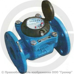 Счётчик турбинный фланцевый Ду-50 Ру-16 (Т<50°С) L=200мм ВСХН Тепловодомер