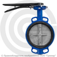 Затвор дисковый поворотный межфланцевый Ду-200 Ру-10/16 EPDM с чугунным диском Китай Затвор дисковый поворотный межфланцевый Ду-200 Ру-10/16 EPDM с чугунным диском Китай