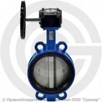 Затвор дисковый поворотный межфланцевый с редуктором Ду-200 Ру-16 EPDM с нержавеющим диском Benarmo EURO Затвор дисковый поворотный межфланцевый с редуктором Ду-200 Ру-16 EPDM с нержавеющим диском Benarmo EURO