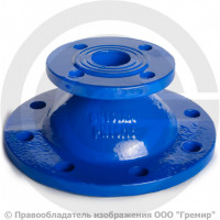 Переход фланцевый ХФ Ду 100-50 (L=110) эпоксид ГОСТ ISO 2531-2012 Переход фланцевый ХФ Ду 100-50 (L=110) эпоксид ГОСТ ISO 2531-2012