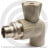 Кран PP-R Дн 20-1/2&quot; НР (НАР) угловой для радиатора серый VALFEX
