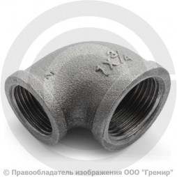 Угольник переходной чугунный ВР (ВН) Ду 20-15 (3/4"-1/2")
