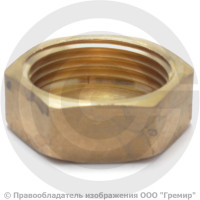 Заглушка латунная ВР (ВН) Ду-40 (1 1/2") STOUT