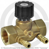 Клапан-партнер балансировочный ручной латунный Ду-20 Ру-16 ВР (ВН) Kvs=2.5м3/ч с измерительными ниппелями для автоматическийических клапанов EURO Aquasfera Клапан-партнер балансировочный ручной латунный Ду-20 Ру-16 ВР (ВН) Kvs=2.5м3/ч с измерительными ниппелями для автоматическийических клапанов EURO Aquasfera