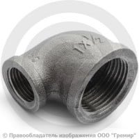 Угольник переходной чугунный ВР (ВН) Ду 25-15 (1"-1/2") Угольник переходной чугунный ВР (ВН) Ду 25-15 (1"-1/2")