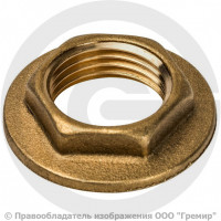 Контргайка латунная реборда ВР (ВН) Ду-20 (3/4") Контргайка латунная реборда ВР (ВН) Ду-20 (3/4")