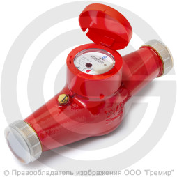 Счётчик крыльчатый многоструйный Ду-40 Ру-16 (Т<120°С) L=300мм В/К ВСКМ 90 Декаст