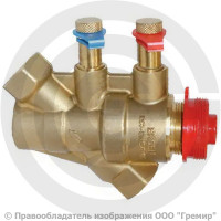 Клапан балансировочный автоматический латунный муфтовый Ду-15 Ру-25 ВР (ВН) Kvs=0.1м3/ч без ниппелей Dynamic Broen Клапан балансировочный автоматический латунный муфтовый Ду-15 Ру-25 ВР (ВН) Kvs=0.1м3/ч без ниппелей Dynamic Broen
