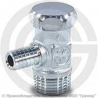 Кран латунный сливной Ду-10 (3/8") Ру-10 НР-Штуцер хром под ключ Giacomini R65D Кран латунный сливной Ду-10 (3/8") Ру-10 НР-Штуцер хром под ключ Giacomini R65D