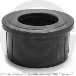 Бурт ПВХ клеевой серый под фланец Дн 110 Ру-16 напорный Aquaviva