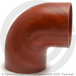 Отвод чугунный безраструбный SML Ду 125 88гр Китай