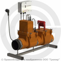 Клапан обратный PP-H канализационный коричневый Дн 110 с электроприводом Татполимер Клапан обратный PP-H канализационный коричневый Дн 110 с электроприводом Татполимер