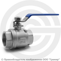 Кран нержавеющий AISI 304 (CF8) Ду-32 (1 1/4") Ру-40 ВР (ВН) муфтовый NK-BML32/4