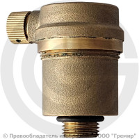 Воздухоотводчик автоматический латунный Ду-15 (1/2") Ру-10 НР (НАР) прямой Ридан Airvent-R Воздухоотводчик автоматический латунный Ду-15 (1/2") Ру-10 НР (НАР) прямой Ридан Airvent-R