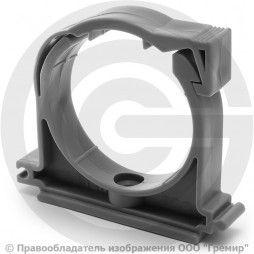 Хомут крепежный пластиковый Дн 50 с защелкой б/к VALFEX