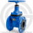 Задвижка чугунная фланцевая Ду-100 Ру-10/16 (Т&lt;110°С) VOC4241C Tecofi