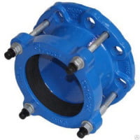 Муфта чугунная соединительная фланцевая ПФРК ВЧШГ Ду-300