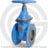 Задвижка чугунная фланцевая Ду-150 Ру-10/16 (Т&lt;110°С) VOC4241C Tecofi