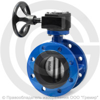 Затвор чугунный поворотный фланцевый с редуктором Ду-800 Ру-10 EPDM с чугунным диском ABRA BUV-FL226 Затвор чугунный поворотный фланцевый с редуктором Ду-800 Ру-10 EPDM с чугунным диском ABRA BUV-FL226