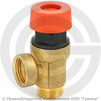 Клапан предохранительный латунный Ду-15 (1/2") НР-ВР (НАР-ВН) Рср=3бар (Т<120°С) Uni-Fitt Клапан предохранительный латунный Ду-15 (1/2") НР-ВР (НАР-ВН) Рср=3бар (Т<120°С) Uni-Fitt