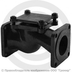 Клапан обратный подъемный чугунный фланцевый Ду-50 Ру-25 (Т<225°С) 16кч9п Луидор