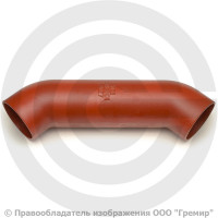 Отвод чугунный безраструбный SML Ду 100 88гр с успокоительным участком Китай Отвод чугунный безраструбный SML Ду 100 88гр с успокоительным участком Китай