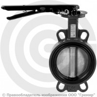 Затвор дисковый поворотный межфланцевый Ду-125 Ру-16 EPDM с нержавеющим диском Ридан ЗДМ 05 Затвор дисковый поворотный межфланцевый Ду-125 Ру-16 EPDM с нержавеющим диском Ридан ЗДМ 05