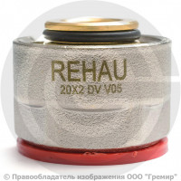 Соединитель для PE-X труб Дн 14-3/4" ВР (ВН) RAUTHERM S Rehau