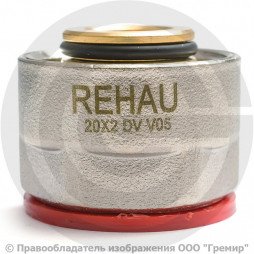 Соединитель для PE-X труб Дн 14-3/4" ВР (ВН) RAUTHERM S Rehau