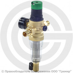 Фильтр сетчатый Т-образный латунный Ду-15 (1/2") Ру-16 НР (НАР) (Т<40°С) Benarmo