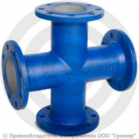 Крест фланцевый КФ Ду 150-80 (500-400) ВЧШГ с ЦПП цинк+AL ГОСТ ISO 2531-2012 Крест фланцевый КФ Ду 150-80 (500-400) ВЧШГ с ЦПП цинк+AL ГОСТ ISO 2531-2012