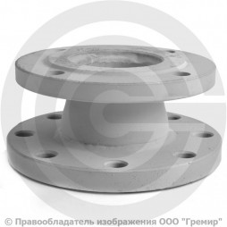 Переход фланцевый ХФ стальной Ду 300-100