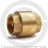 Клапан обратный осевой латунный Ду-40 (1 1/2&quot;) Ру-25 ВР (ВН) (Т&lt;100°С) шток латунь Aquasfera 3002