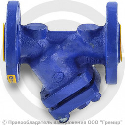 Фильтр магнитный сетчатый Y-образный чугунный фланцевый Ду-250 Ру-16 (Т<300°С) Zetkama 821A