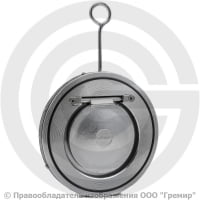 Клапан обратный одностворчатый стальной межфланцевый Ду-300 Ру-16 (Т<110°С) диск оцинк CB5440 Tecofi Клапан обратный одностворчатый стальной межфланцевый Ду-300 Ру-16 (Т<110°С) диск оцинк CB5440 Tecofi