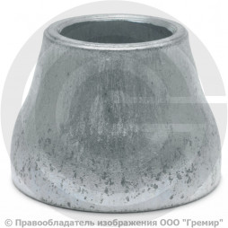 Переход 57х3-32х2 (Ду 50-25) оцинкованный концентрический ГОСТ 17378 КАЗ