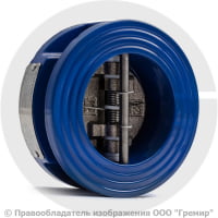 Клапан обратный двухстворчатый чугунный межфланцевый Ду-80 Ру-16 (Т<120°С) ств чугун Benarmo Клапан обратный двухстворчатый чугунный межфланцевый Ду-80 Ру-16 (Т<120°С) ств чугун Benarmo