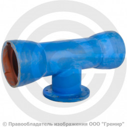 Пожарная подставка раструбная ППР ВЧШГ с ЦПП Ду-600