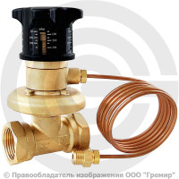 Клапан балансировочный автоматический латунный Ду-15 Ру-16 ВР (ВН) Kvs=1.16м3/ч без ниппелей Benarmo Клапан балансировочный автоматический латунный Ду-15 Ру-16 ВР (ВН) Kvs=1.16м3/ч без ниппелей Benarmo