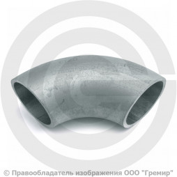 Отвод 89х3,5 (Ду-80) оцинкованный 90 градусов ГОСТ 17375