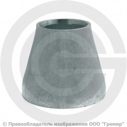 Переход 42,4х3,6-26,9х3,2 (Ду 32-20) оцинкованный концентрический исп.1 ГОСТ 17378